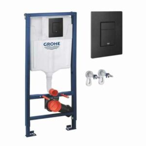 Инсталляция для под. унитаза (кн. ЧЕРНАЯ) GROHE Solido