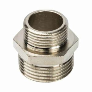 Ниппель НН переходной никелированный 1″x3/4″ STOUT