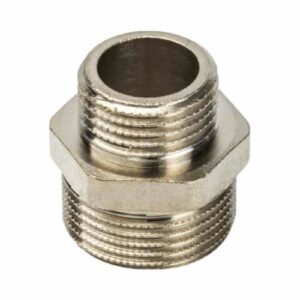 Ниппель НН переходной никелированный 3/4″x1/2″ STOUT